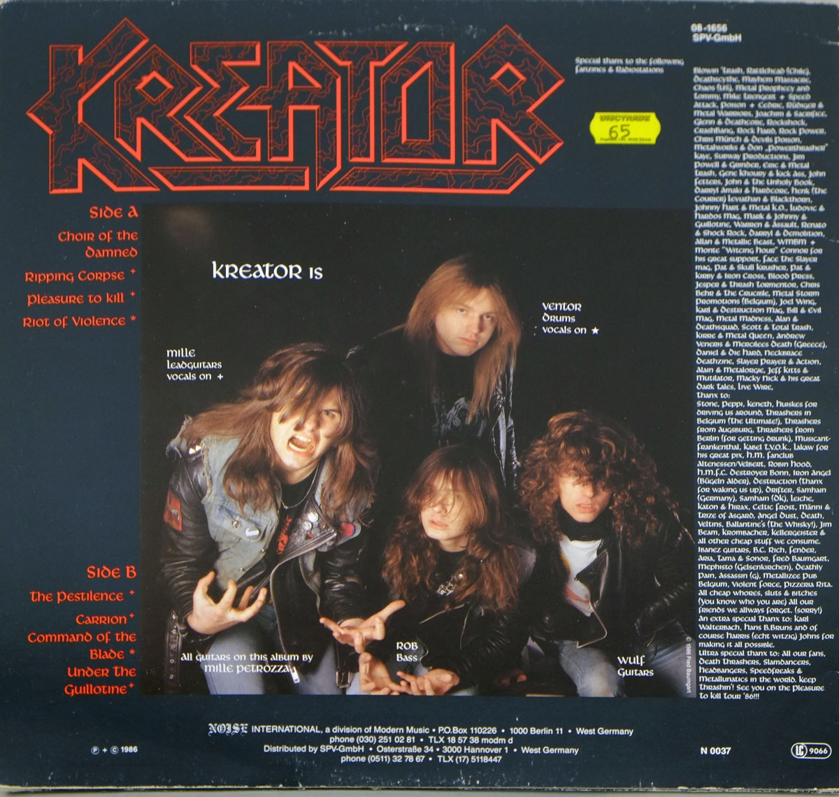 High Resolution Photo #11 kreator pleasure to kill